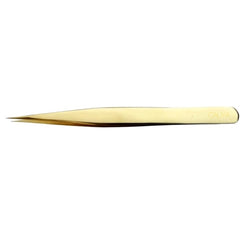 Gold Coloured Isolation Tweezers | 14cm | CP5 | Caliya Brand