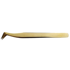Gold Coloured Volume Tweezers | 1cm tip | CP8 | Caliya Brand
