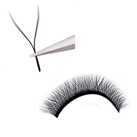 YY | C Curl | 0.07 | 100% Handmade Fans | Single length trays | From 8mm | Short Stem