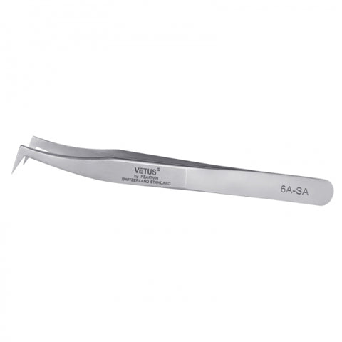 Vetus | Swiss Quality | Stainless Steel Tweezers | 6A-SA