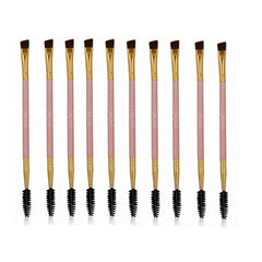 Double ended Angled Brush and Spoolie | Eyebrow/Eyelash tool