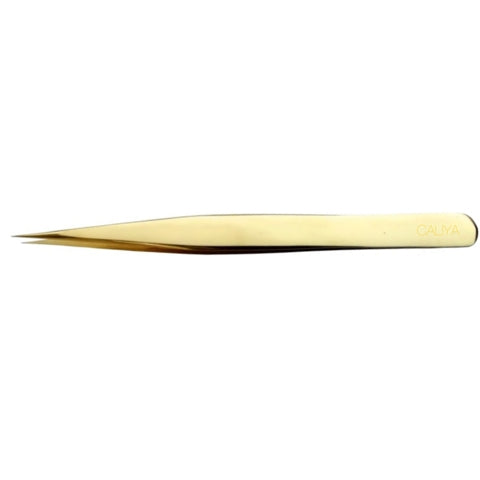 Gold Coloured Isolation Tweezers | 12cm | CP6 | Caliya Brand