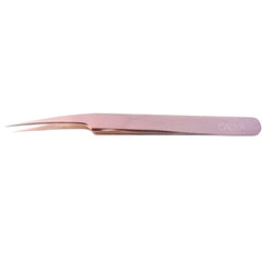 Rose Gold Coloured Curved Tweezers | CP2 | Caliya Brand