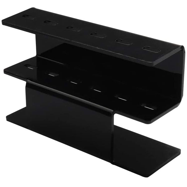 Freestanding Tweezer Display/Storage Stand | Glossy Black | Acrylic | 6pc